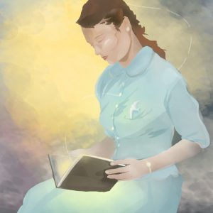 Portrait personnalisé au fil d’or — avec visages – Image 3