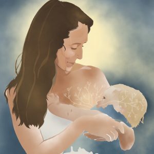 Portrait personnalisé au fil d’or — avec visages – Image 2